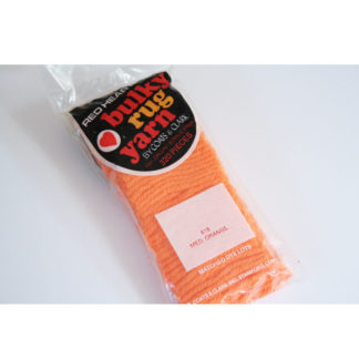 Red Heart Rug Yarn Coats & Clark Medium Orange #618 Precut Acrylic Latch Hook Rug Yarn ~ Vintage