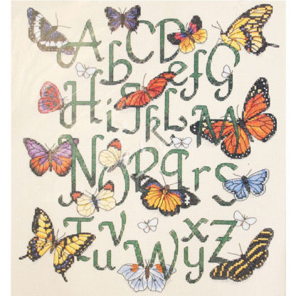 Dimensions Cross Stitch Kit #3891 Butterfly Alphabet