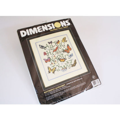 Dimensions Cross Stitch Kit #3891 Butterfly Alphabet