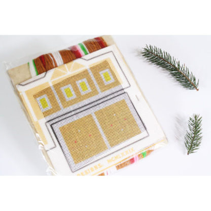 Needlepoint Christmas Ornament Kit #5052 Gingerbread House