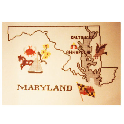 Maryland Cross Stitch Pattern