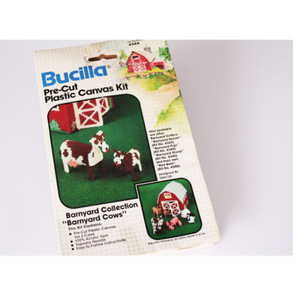 Plastic Canvas Cow Needlepoint Kit #4344 Bucilla
