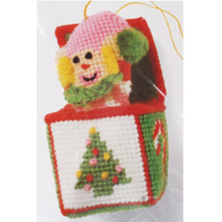 Jack in the Box Needlepoint Ornament Kit