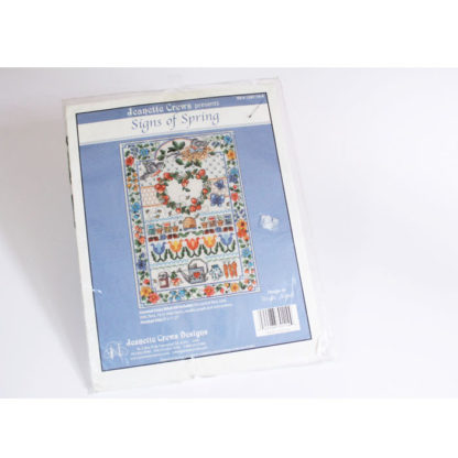 Floral Cross Stitch Kit #1207-10-K Signs of Spring