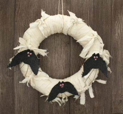 Bats Halloween Wreath