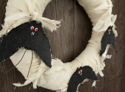 Bats Halloween Wreath