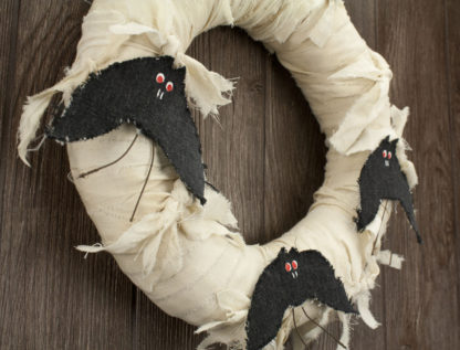 Bats Halloween Wreath