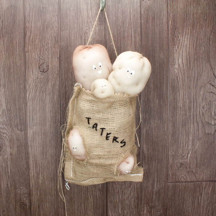 Large Sack of Potatoes Wall Hanging