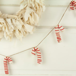 Candy Cane Garland