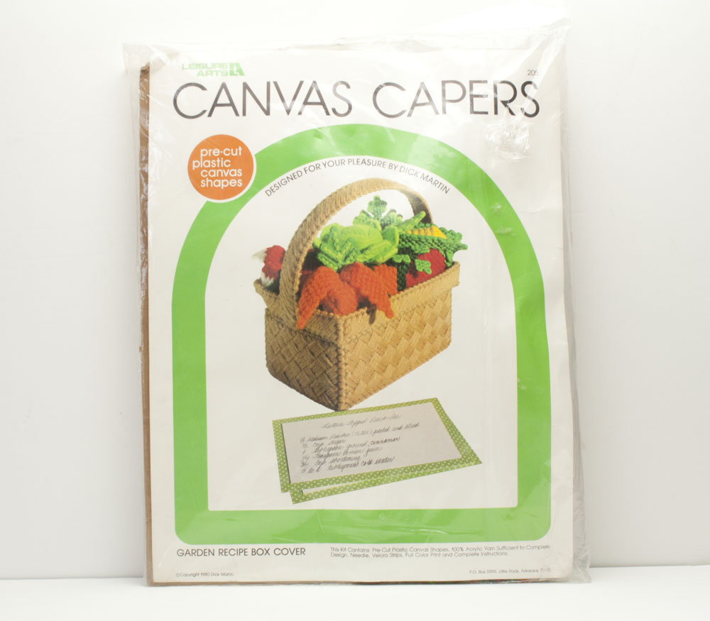Canvas Capers Kit "Garden Recipe Box Cover" by Dick Martin - orangedogcrafts.com