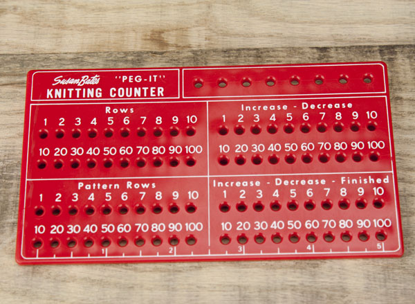 Susan Bates Peg It Knitting Counter Board