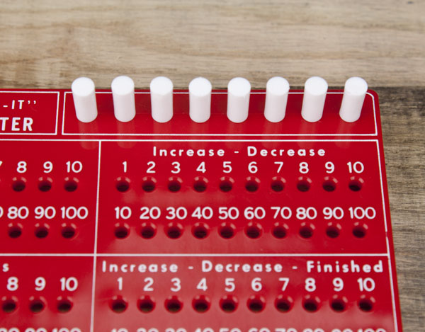 Susan Bates "Peg-It" Knitting Counter