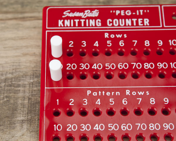 Susan Bates "Peg-It" Knitting Counter