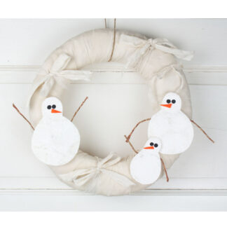 Snowmen Hanging Door Decor 12"