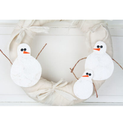12" Snowman Family Wreath